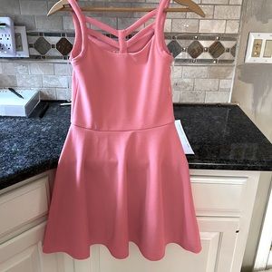 Girls L(12) pink party dress. Sally Miller couture